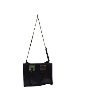 MADISON WEST BLACKK TOTE/COMPUTER BAG 14” x 11” GENTLY USED